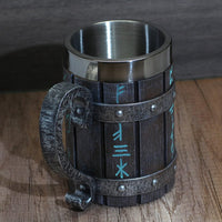 Taza vikinga con runa nórdica Taza vikinga con runa nórdica
