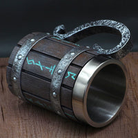 Taza vikinga con runa nórdica Taza vikinga con runa nórdica