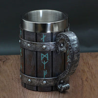 Taza vikinga con runa nórdica Taza vikinga con runa nórdica