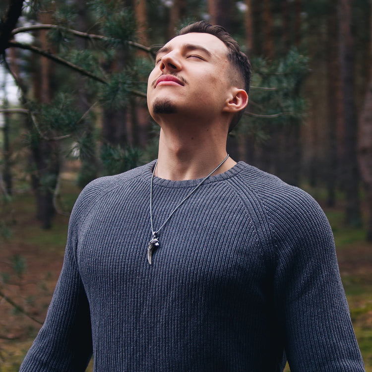 Collar del lobo \"Nunca te rindas\" Collar del lobo \"Nunca te rindas\"