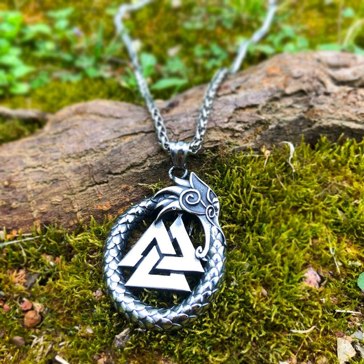 Collar de luchador valiente - Valknut Collar de luchador valiente - Valknut