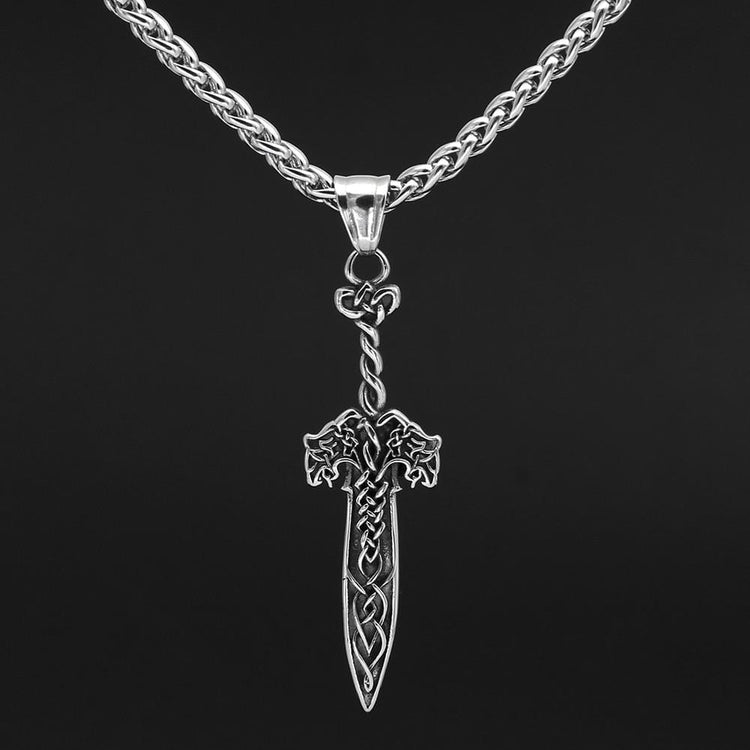 Collar de espada vikinga | Acero inoxidable Collar de espada vikinga | Acero inoxidable
