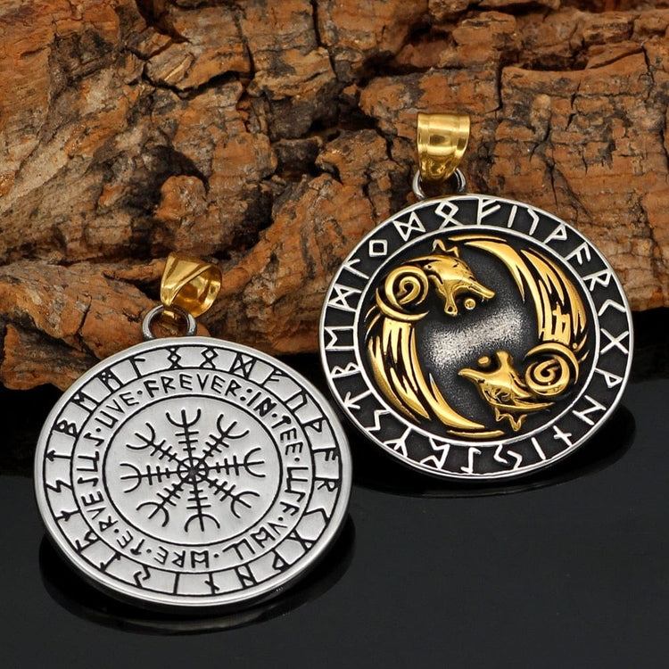 Collar Geri y Freki - Odin's Wolves Collar Geri y Freki - Odin's Wolves