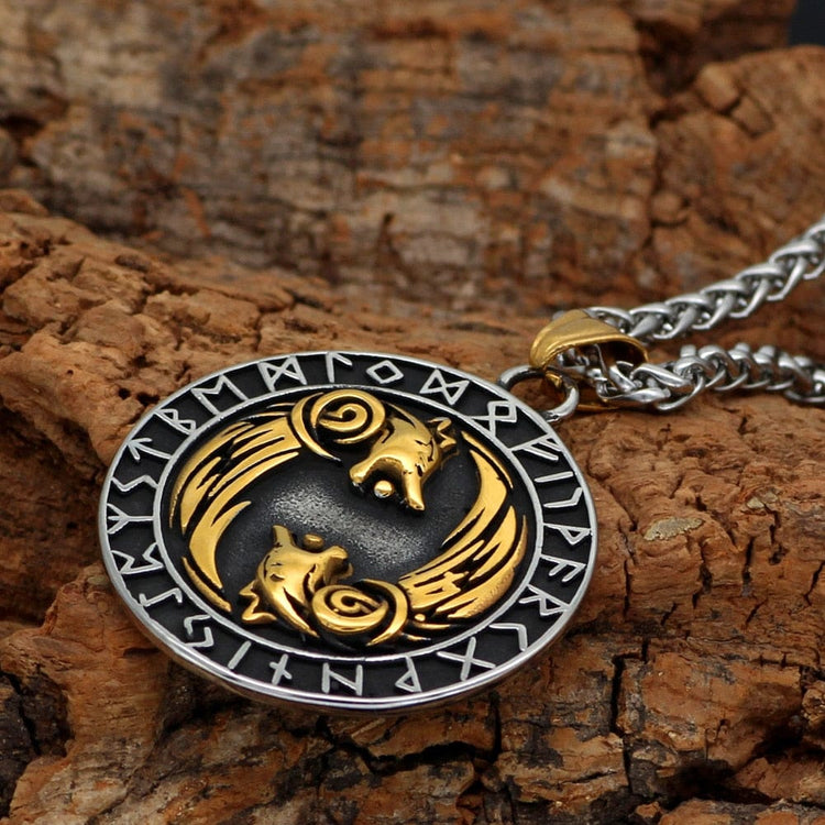Collar Geri y Freki - Odin's Wolves Collar Geri y Freki - Odin's Wolves