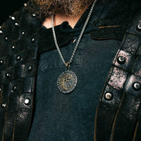 Collar de lobo dorado gigante - Fenrir Collar de lobo dorado gigante - Fenrir