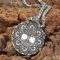 Collar talismán sagrado Yggdrasil Collar talismán sagrado Yggdrasil