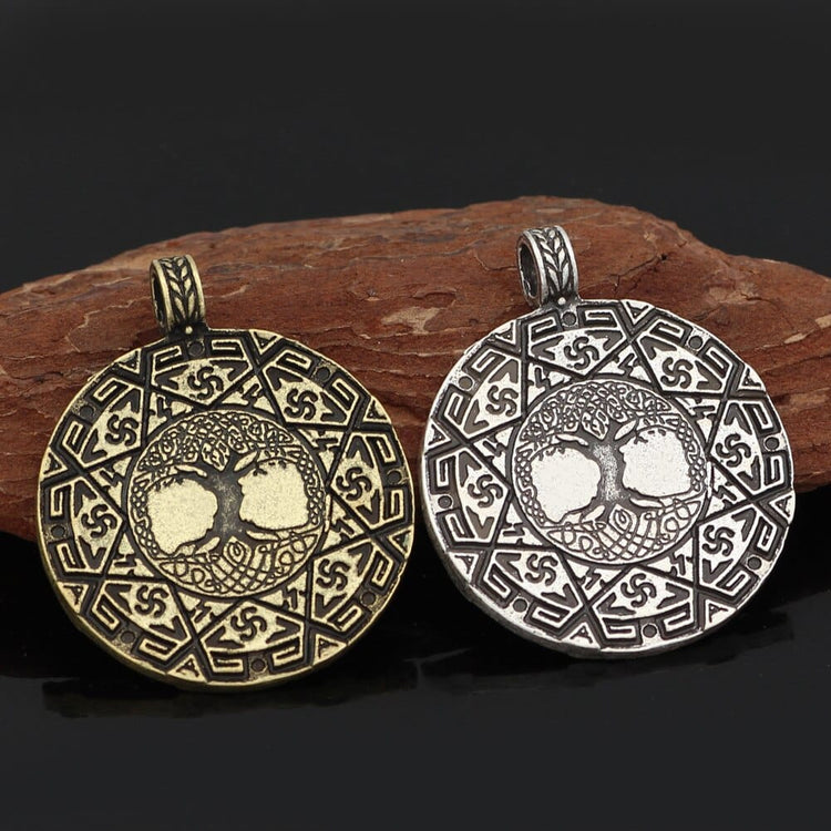Collar talismán sagrado Yggdrasil Collar talismán sagrado Yggdrasil