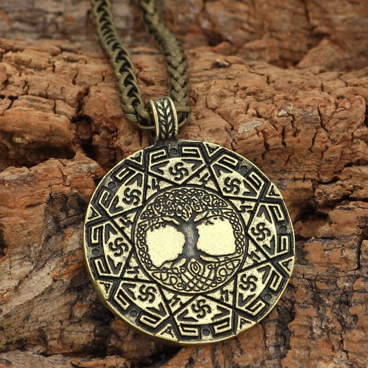 Collar talismán sagrado Yggdrasil Collar talismán sagrado Yggdrasil