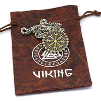 Collar Vegvisir | Acero inoxidable Collar Vegvisir | Acero inoxidable