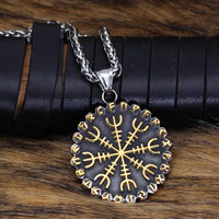 Collar Vegvisir | Acero inoxidable Collar Vegvisir | Acero inoxidable