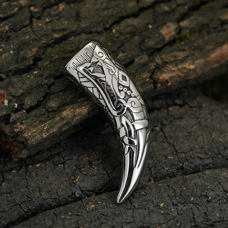 Collar vikingo Diente de Fenrir el lobo gigante Collar vikingo Diente de Fenrir el lobo gigante