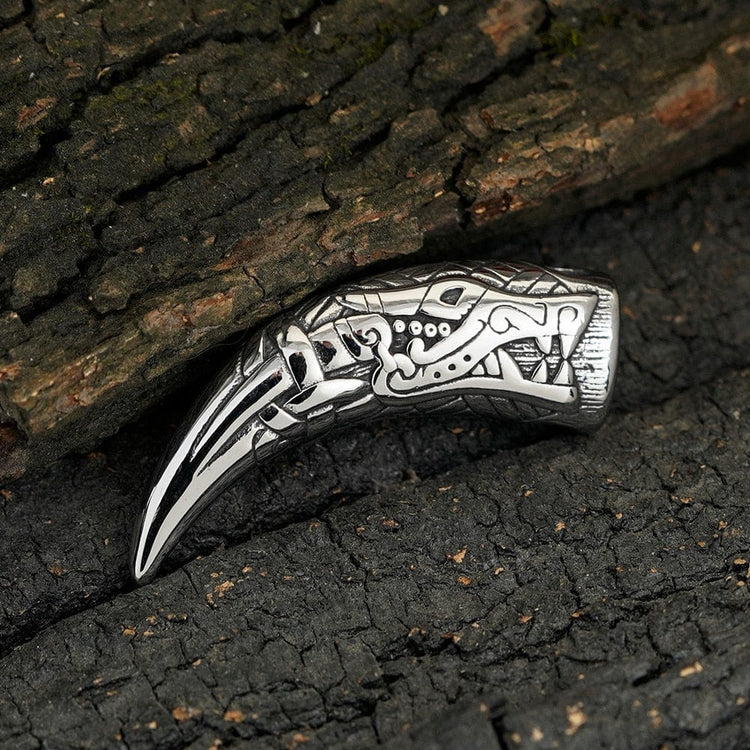 Collar vikingo Diente de Fenrir el lobo gigante Collar vikingo Diente de Fenrir el lobo gigante