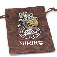 Collar de lobo vikingo Fenrir Collar de lobo vikingo Fenrir
