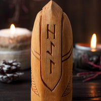 Estatua de madera de Hel Estatua de madera de Hel