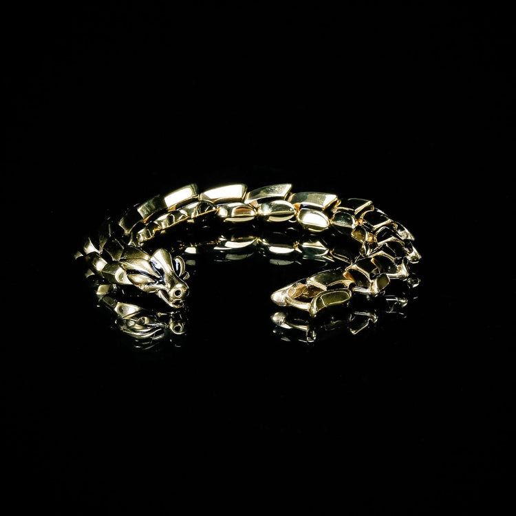 Pulsera \"La ira de Jörmungand\" - versión ORO Pulsera \"La ira de Jörmungand\" - versión ORO