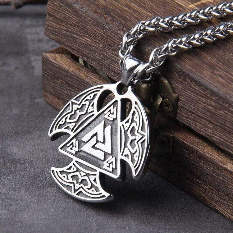 Collar de poder vikingo - Rune Valknut Collar de poder vikingo - Rune Valknut