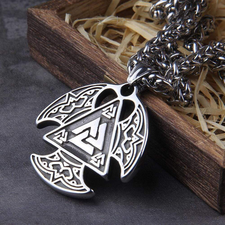 Collar de poder vikingo - Rune Valknut Collar de poder vikingo - Rune Valknut