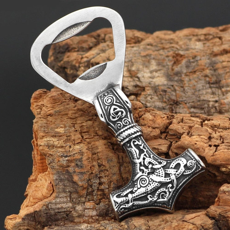 Abridor de botellas Mjolnir - acero inoxidable Abridor de botellas Mjolnir - acero inoxidable