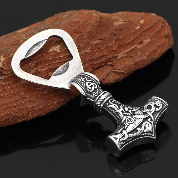Abridor de botellas Mjolnir - acero inoxidable Abridor de botellas Mjolnir - acero inoxidable