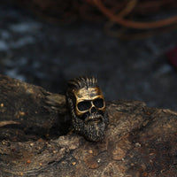 Cuentas de pelo/barbas de calavera - 3 piezas de acero inoxidable Cuentas de pelo/barbas de calavera - 3 piezas de acero inoxidable