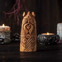 Estatua de madera de Baldur Estatua de madera de Baldur