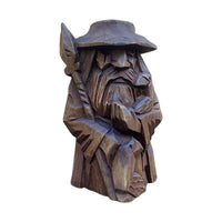 Estatuilla vikinga de madera de dioses nórdicos Estatuilla vikinga de madera de dioses nórdicos