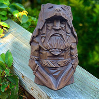 Estatuilla vikinga de madera de dioses nórdicos Estatuilla vikinga de madera de dioses nórdicos