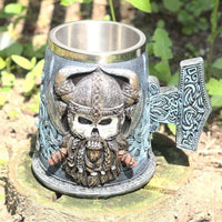 Copa de sangre vikinga \"Ivar\" - acero inoxidable Copa de sangre vikinga \"Ivar\" - acero inoxidable