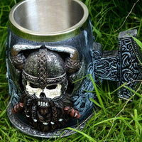 Copa de sangre vikinga \"Ivar\" - acero inoxidable Copa de sangre vikinga \"Ivar\" - acero inoxidable