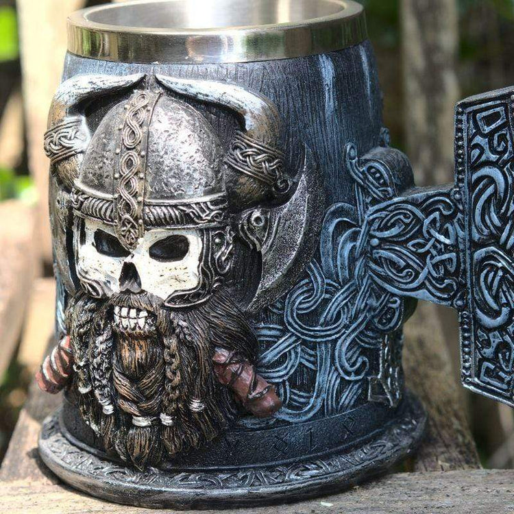 Copa de sangre vikinga \"Ivar\" - acero inoxidable Copa de sangre vikinga \"Ivar\" - acero inoxidable