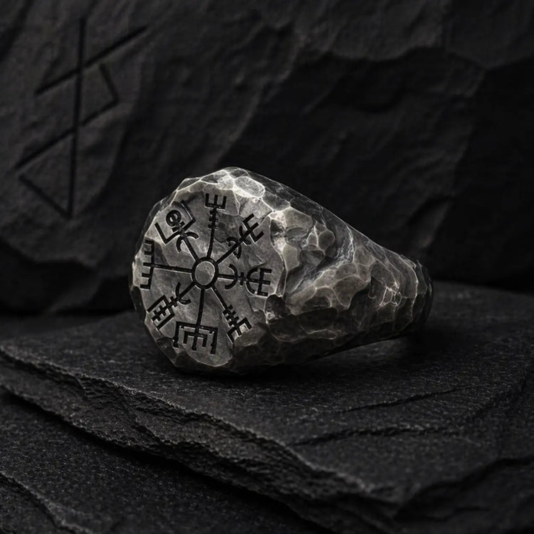 Anillo \"Seguir su camino\" Vegvisir | Acero inoxidable