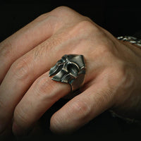 Anillo vikingo ajustable \"Casco del rey Harald