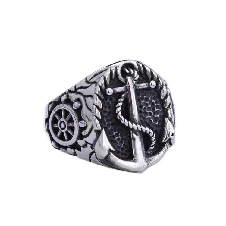 Anillo Vikingo Ancla Drakkar