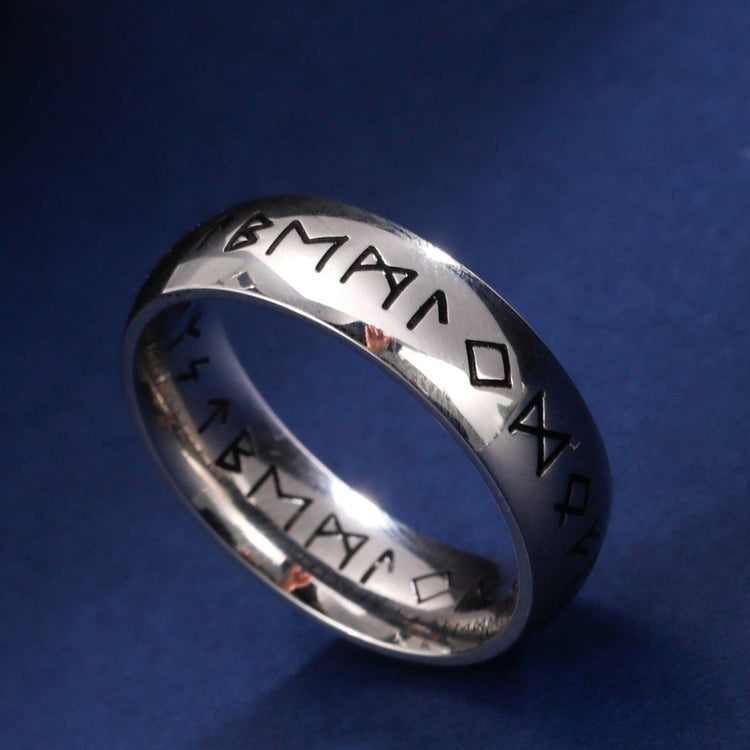 Anillo vikingo \"Anillo de la saga rúnica