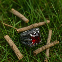 Anillo Vikingo \"Anillo de los Cuatro Fuegos del Dragón