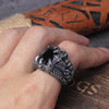 Bague Bague viking "Anneau des Quatre Feux du Dragon" - Odins Hall