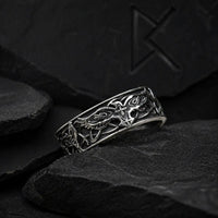Anillo Vikingo \"Anillo de las Alas de Odín\"