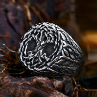 Anillo vikingo del árbol de la vida Yggdrasil