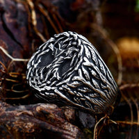 Anillo vikingo del árbol de la vida Yggdrasil