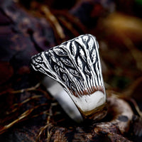 Anillo vikingo del árbol de la vida Yggdrasil