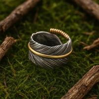 Anillo vikingo - Les Ailes de Huginn et Muninn