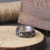 Anillo vikingo Garra de Fenrir