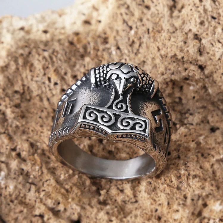 Anillo vikingo Poder de Mjolnir