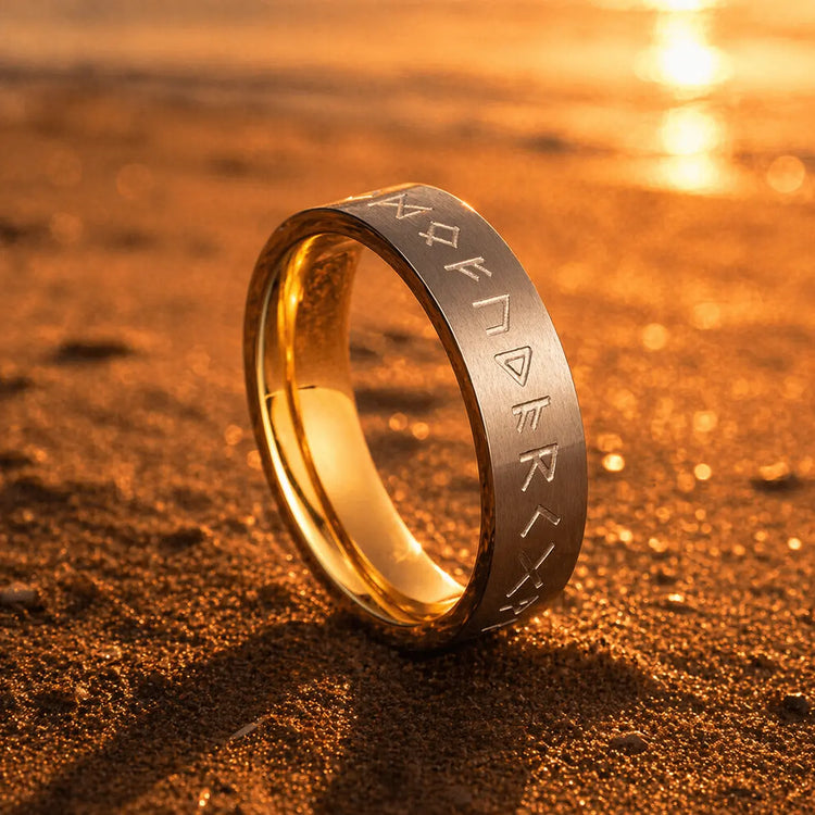 Anillo Vikingo - Runa de Plata