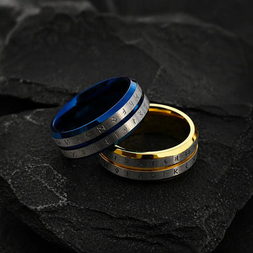 Bague symbolique Bague Viking - Runes De l'Eternel - Odins Hall