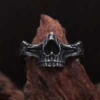 Anillo de calavera vikinga