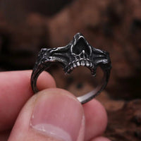 Anillo de calavera vikinga