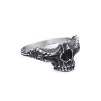 Anillo de calavera vikinga