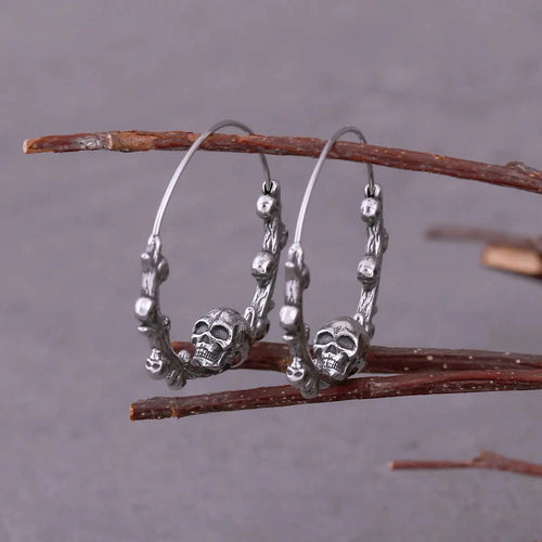 Boucles d'oreilles tête de mort - Odins Hall
