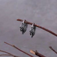 Pendientes de calavera vikinga